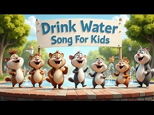 Drink Water Song for Kids | Fun Healthy Habits Song with Lyrics | Drinking Water Song for Children