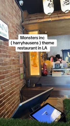 Yall need to try it! I was so excited 😭 #foryou #monstersinc #pixar #la #food #restaurant | Paqjonathan