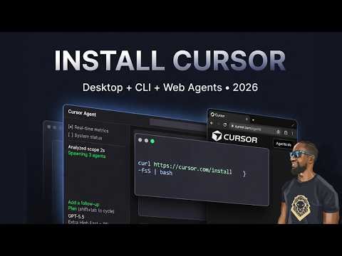 How to Install Cursor AI (Desktop + CLI + Web Agents) 2026