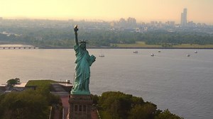 Aerial View Iconic Statue Liberty New Stock Footage Video (100% Royalty-free) 1092397905 | Shutterstock