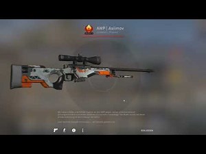CS:GO AWP:ASIIMOV Black Scope - BLACKIIMOV Unboxing