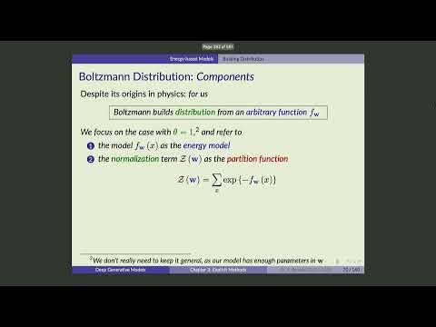 GenAI @ ECE-UofT - Lecture 5 - Part 1/2: Energy-based Models