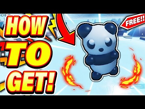 How To Get The *FROZEN PANDA* In Roblox Find The Pandas!
