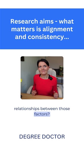 Research aims reveal the orientation of your PhD