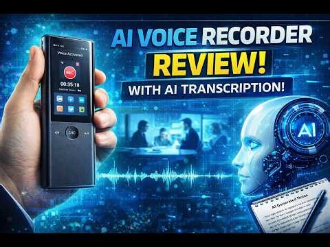 AI Voice Recorder Review – Smart Recording with AI Transcription! 🎙️🤖