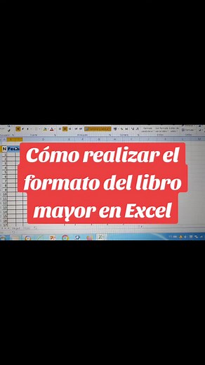 Cómo crear un formato de libro mayor en Excel