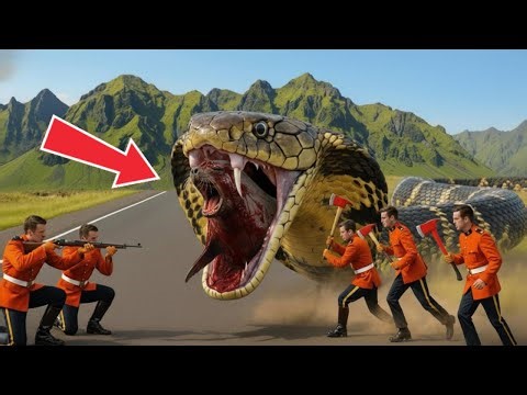 Heroic rescue team saves lone equine sea lion from terrifying attack by giant king cobra 🐍 Animal