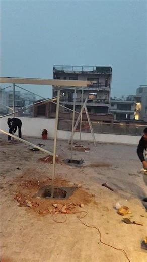 solar installation#solarrepair #youtubeshorts #viralshort #construction #solarconverter