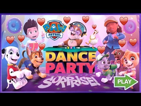 PAW Patrol: Dance Party Surprise Game Walkthrough | Nick Jr. Gamers