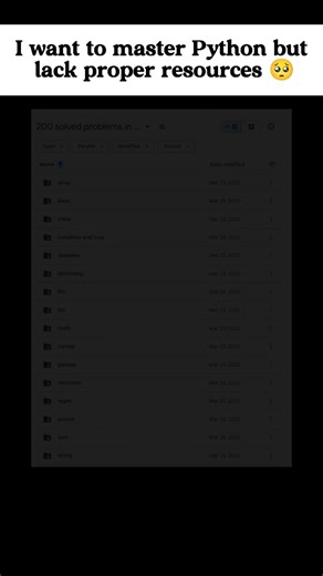 Ravi Ranjan on Instagram: "Comment "python" Dreaming to master Python but stuck without the right resources? 🚀 Let’s change that together! 💻🔥 #LearnPython #PythonMastery #CodingJourney #TechGoals #ProgrammerLife #CodeWithMe #PythonForBeginners #LearnToCode #TechReels #MotivationToCode"