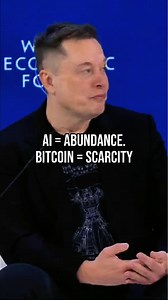 What happens when everything becomes infinite? Elon Musk says robots will eventually "saturate all human needs." Infinite labor. Infinite goods. Infinite digital content. But markets hate abundance. Value always flows to scarcity. In a world where AI can generate anything and central banks can print infinite liquidity to fund UBI, Bitcoin stands alone. It is the one asset with a hard cap that no algorithm or government can change. Scarcity is your only hedge against abundance. | Simple Mining