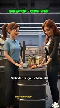Butiksbiträde – jobbar i affär.🌟 Ett jobb där du utvecklas varje dag#SFI #svenskatiktok