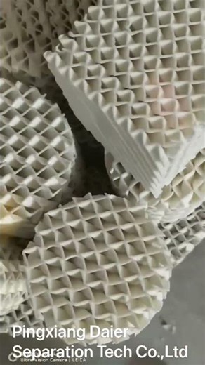 DAIER Plastic Structured Packing Manufacturer High-Efficiency Mass Transfer from Pingxiang, Jiangxi