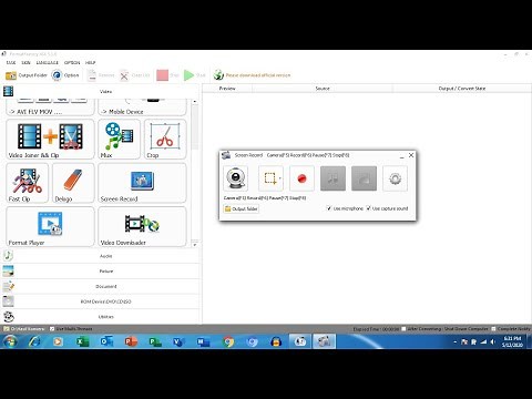 Screen and Audio Recording-Format Factory