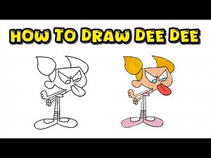 How to Draw Dee Dee from Dexter's Laboratory – Cartoon Character Guide