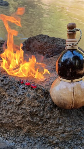 kendi ajaib bisa melayang di atas air ternyata isi tiga mustika merah delima #mistis #viralshort