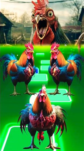 Zombie Rooster🐓| Tiles Hop Animals Dance #tileshop #tileshopedmrush #tileshopgameplay #tileshopgame