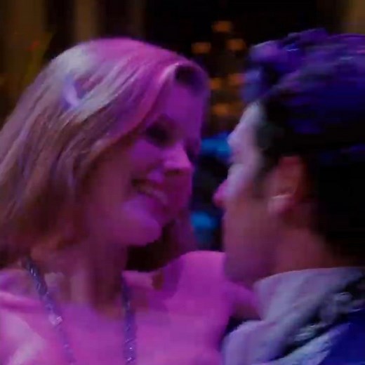 He learnt to sing and dance with her.