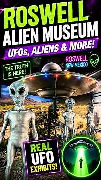 Inside the Roswell Alien Museum! 👽🛸 Amazing UFO Exhibits & Alien Encounters!