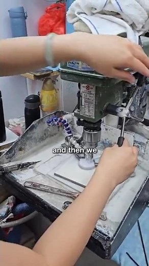 Jadeite Jade Beads Carving Process ✨