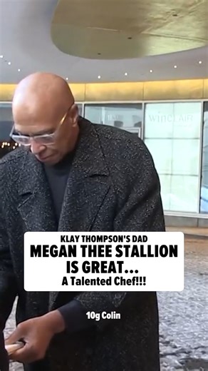 Klay Thompson's relationship with Megan Thee Stallion got a big stamp of approval on Friday, 'cause his ex-NBA pops says the rapper is a "very nice lady" -- and one hell of a cook!! 🎥 10g Colin | TMZ