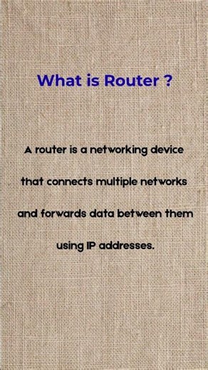 What is a Router? Explained in 30 Seconds 🔥 | Networking Basics