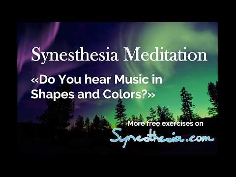 Synesthesia Meditation #1: Do you see Music in Colors?