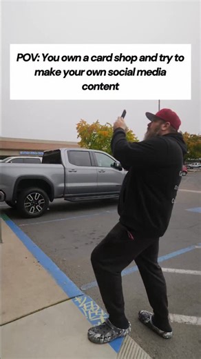 Expectation: cinematic store tour 🎬 Reality: chaotic front-camera energy 😭 #tcgskit #cardshop #pokemon #mtg #funny #expectationvsreality | Clovis Cards and Comix