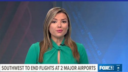 Attention travelers: Southwest to end flights at two major airports