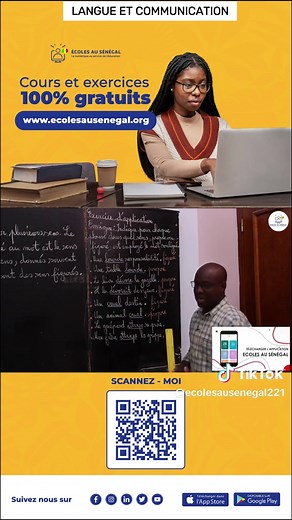 Langue et expression. Des cours et exercices 100% gratuits sur la première plateforme d’apprentissage en ligne www.ecolesausenegal.org #cours #exercises #francais #primaire #tik_tok #senegal #ecolesausenegal #CM2 @ecolesausenegal