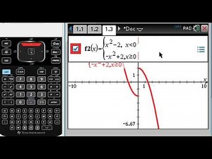 Piecewise Functions on the TI-Nspire