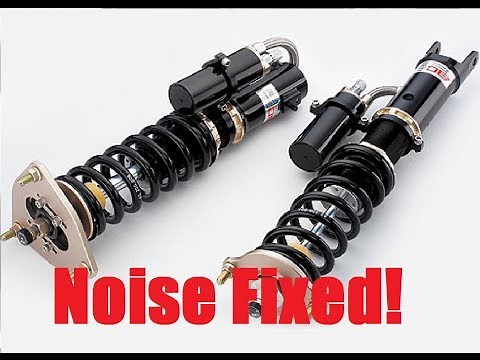 BC Racing Coilover Knocking Noise Fixed!