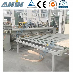 [Hot Item] with 3 Blade Automatic Wood Veneer Rotary Cutting Machine/4FT Wood Veneer Clipper Machine