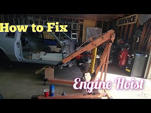 Hot to fix an Engine Hoist