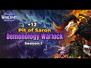 This Diabolist Build IS INSANE! (+12 Pit of Saron) | Demonology Warlock | Midnight Season 1 Mythic+