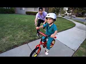 Tydus Learns To RIDE A BIKE!! **First Time**