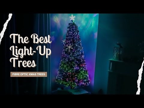 The Ultimate Pre-Lit Fibre Optic Christmas Trees