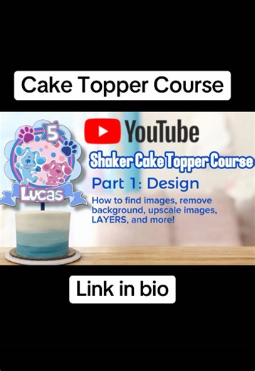 Shaker cake topper course now live on YT! Grab a snack and a drink because it’s a long course! Share this with a friend who wants to learn how to create beautiful cake toppers! Link to the video in my bio! #caketopper #course #shakercaketopper #papeleriacreativa