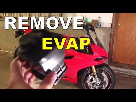 Ducati Panigale EVAP Canister Removal - Correctly Bypass