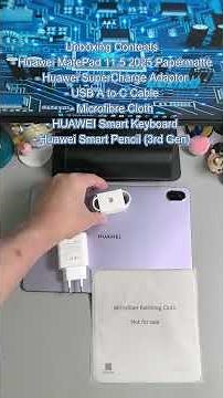Unboxing the HUAWEI MatePad 11.5” 2025 PaperMatte Edition 🎥