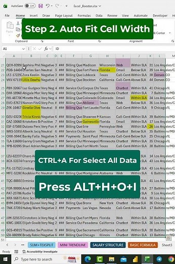 How to clean and organize messy data in Excel like a pro! #excel #shorts #exceltips #exceltricks