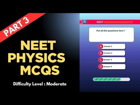 NEET Physics MCQ Quiz | 20 Most Important Questions for NEET 2026