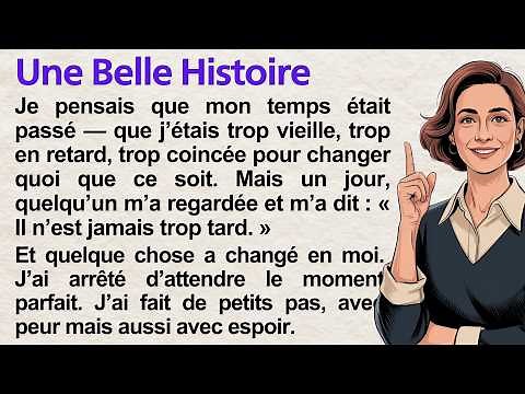 Never Too Late | Learn French With Simple Story (A1–A2) | French Reading Practice | Frenchy Tales