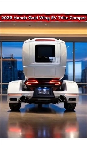 2026 Honda Gold Wing EV Trike Camper🔥Luxury Electric Motorcycle With Built-In Camper!Full Review|#yt