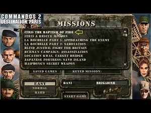 (TR1) The Baptism of fire - Commandos 2 Destination Paris (Mod 1.44)