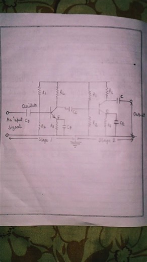RC coupled amplifier #amplifier #engineer #bsc #msc #experiment #shorts