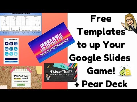 FREE Templates to Up Your Google Slides Game (& Peardeck too!)