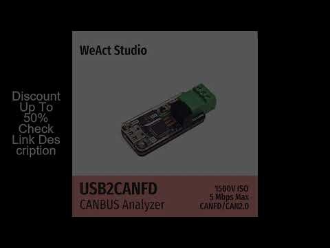 WeAct USB to CAN Module USB to CANFD CANBUS Analyzer Debugger SLCAN Cangaroo