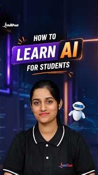 How to Learn AI as a Student in 2026 | Complete AI Roadmap | Intellipaat