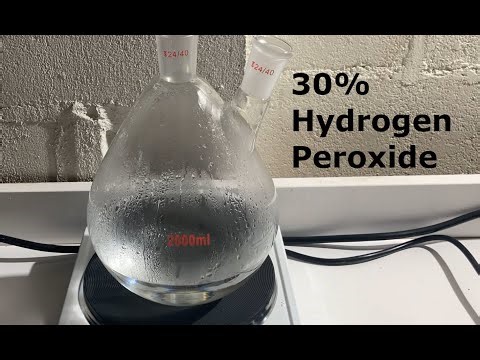 Concentrating Hydrogen Peroxide to 30%